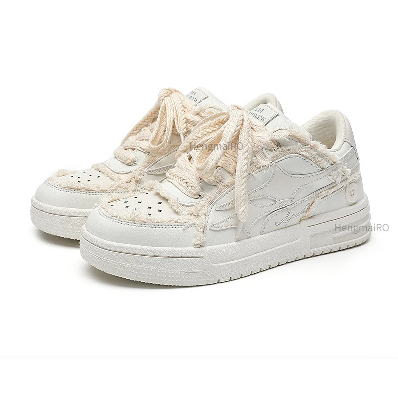 Women'S Fashion Tennis Shoes - 여성 스니커즈 남성 레트로 스타 Y2K