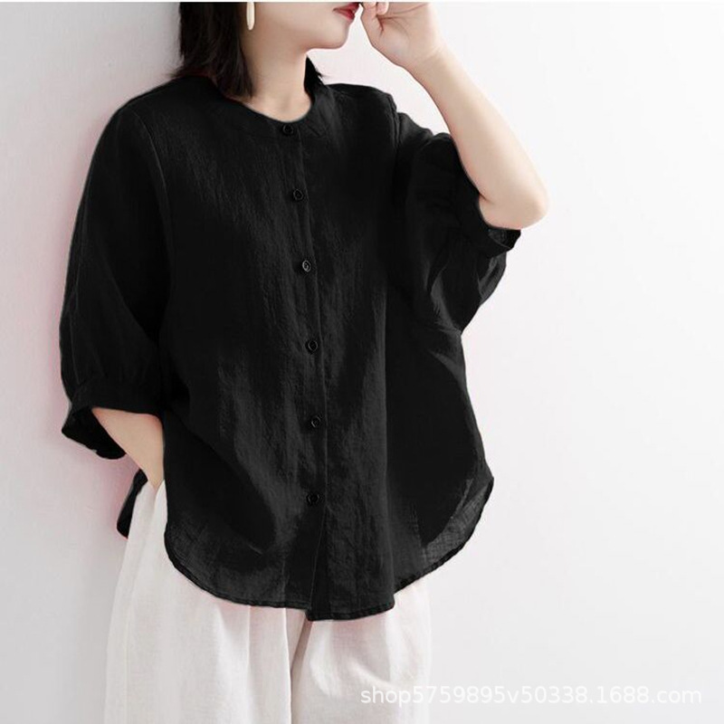 Women'S Fashion Jersey - 플러스 사이즈 여성용 솔리드 컬러 편안한