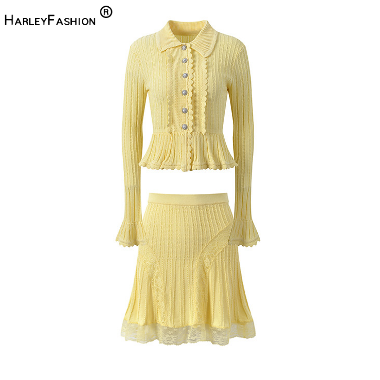 Longline Cardigan Knit - 2026 여성용 솔리드 슈트 턴다운 칼라
