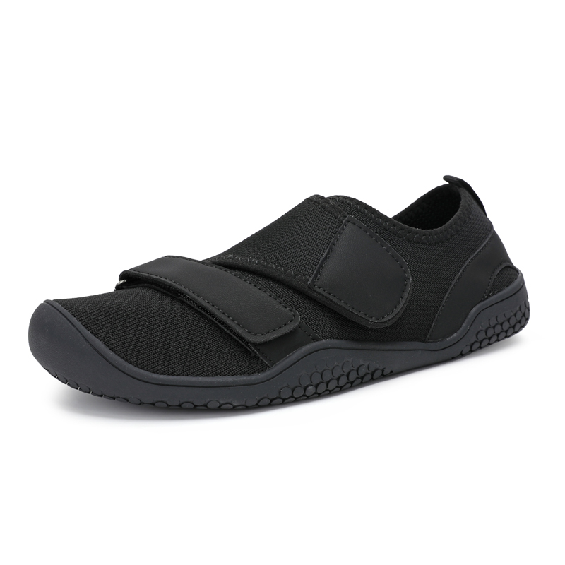 Women'S Fashion Velcro Sneakers - 남녀 공용 와이드 토 통기성 메쉬