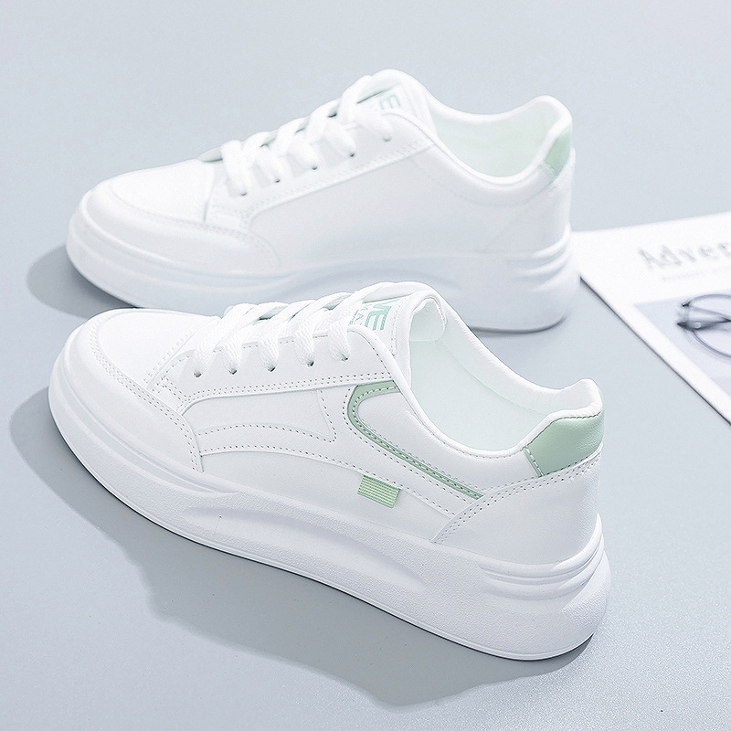 Women'S Fashion Tennis Shoes - 여성 신발 여름 두꺼운 단독 흰색