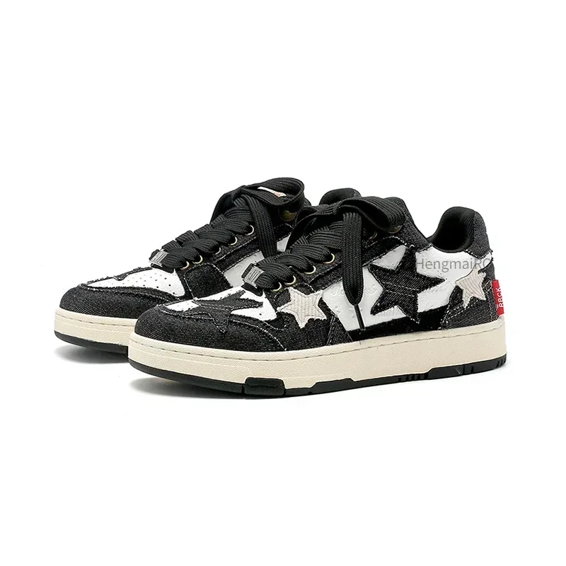 Women'S Fashion Tennis Shoes - 여성 스니커즈 남성 레트로 스타 Y2K