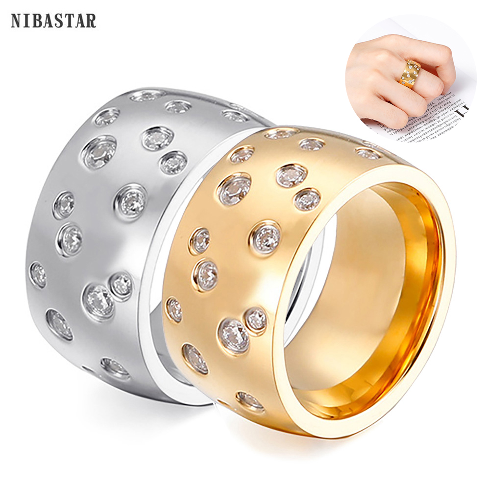 Women'S Fashion Retailers - NIBASTAR 간단한 스테인레스 스틸 여성 10mm