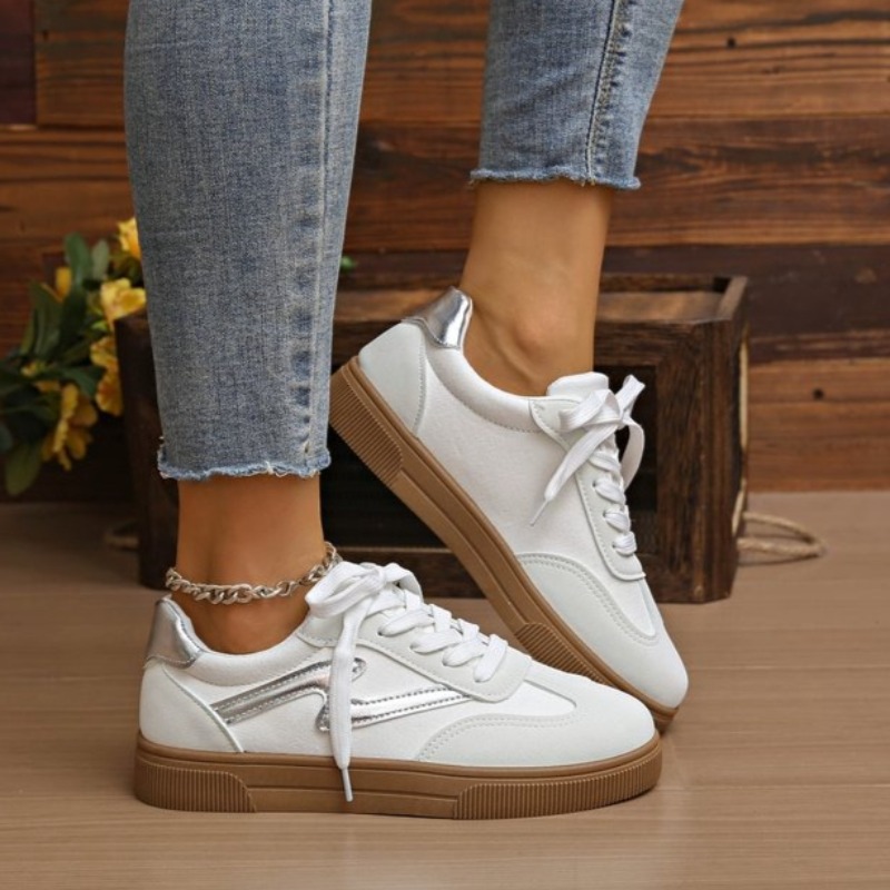 Women'S Fashion Tennis Shoes - 여성 테니스 스니커즈 플랫 여성 패션