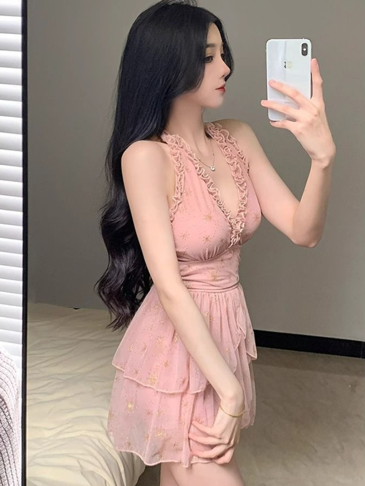Women'S Fashion For 2026 - 여성용 2026 패션 스커트형 모노키니 러플
