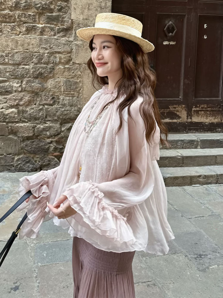 레이스 러플 루즈핏 탑, 스타일리시하고 고급스러운 여성 - Women'S Fashion For 2026 리뷰 및 가격