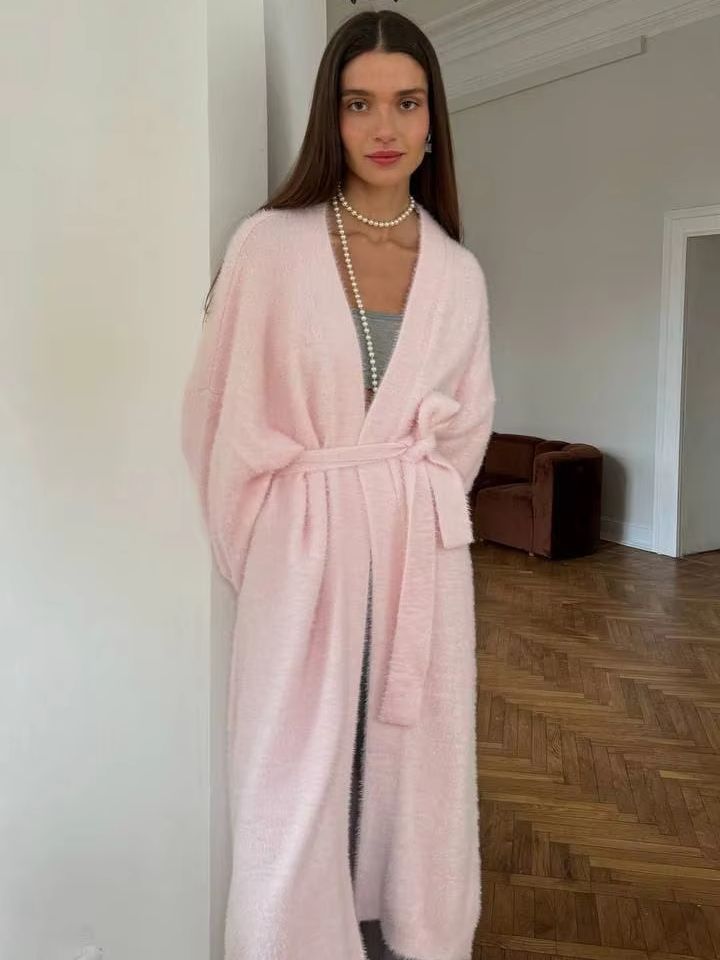 Hirsionsan 여성용 2024 소프트 니트 세트, - Longline Cardigan Knit 리뷰 및 가격