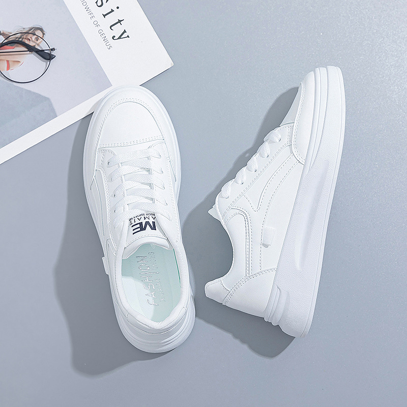 여성 신발 여름 두꺼운 단독 흰색 봄 가을 통기성 플랫 - Women'S Fashion Tennis Shoes 리뷰 및 가격
