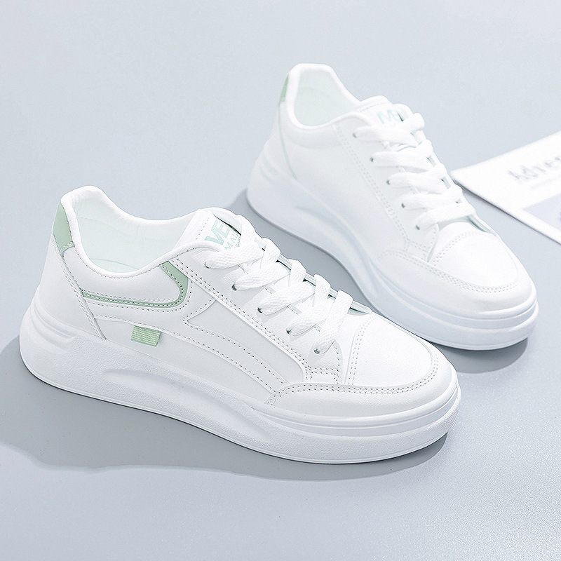 여성 신발 여름 두꺼운 단독 흰색 봄 가을 통기성 플랫 - Women'S Fashion Tennis Shoes 리뷰 및 가격