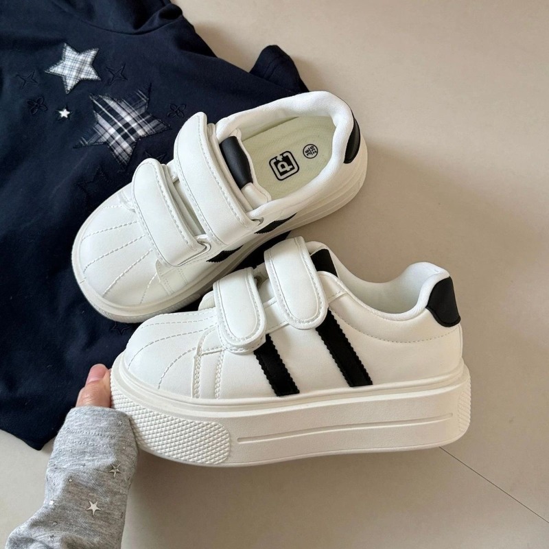 봄과 가을 여성용 편안한 라운드 토 두꺼운 밑창 스니커 - Women'S Fashion Velcro Sneakers 리뷰 및 가격