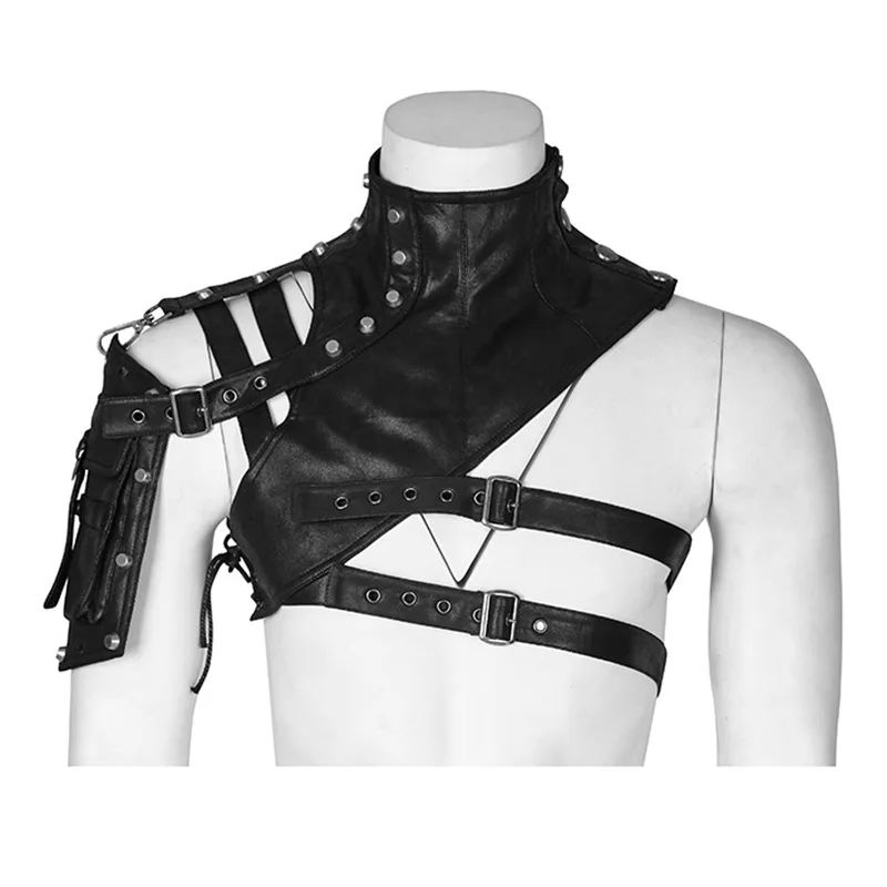 Steampunk 중세 가죽 갑옷 남성 여성을위한 주머 - Women Fashion Jackets 리뷰 및 가격