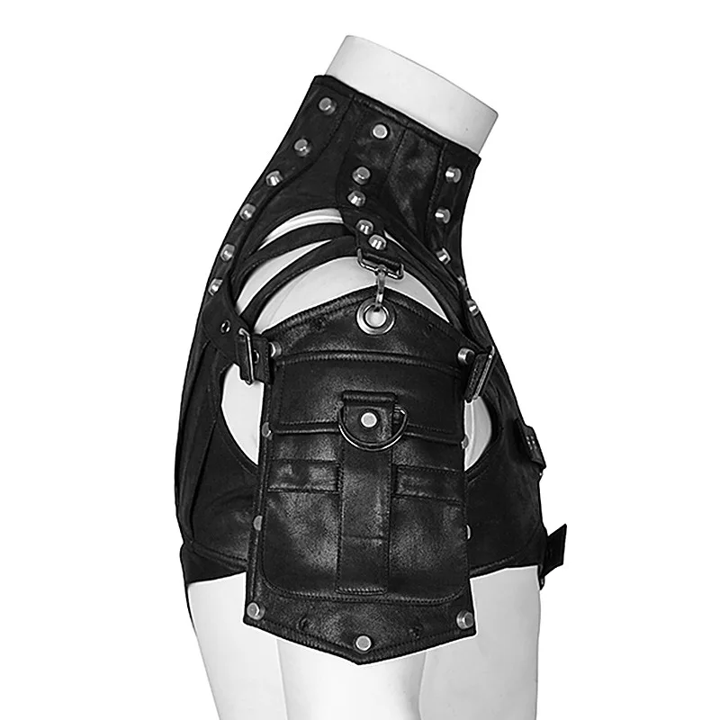 Steampunk 중세 가죽 갑옷 남성 여성을위한 주머 - Women Fashion Jackets 리뷰 및 가격