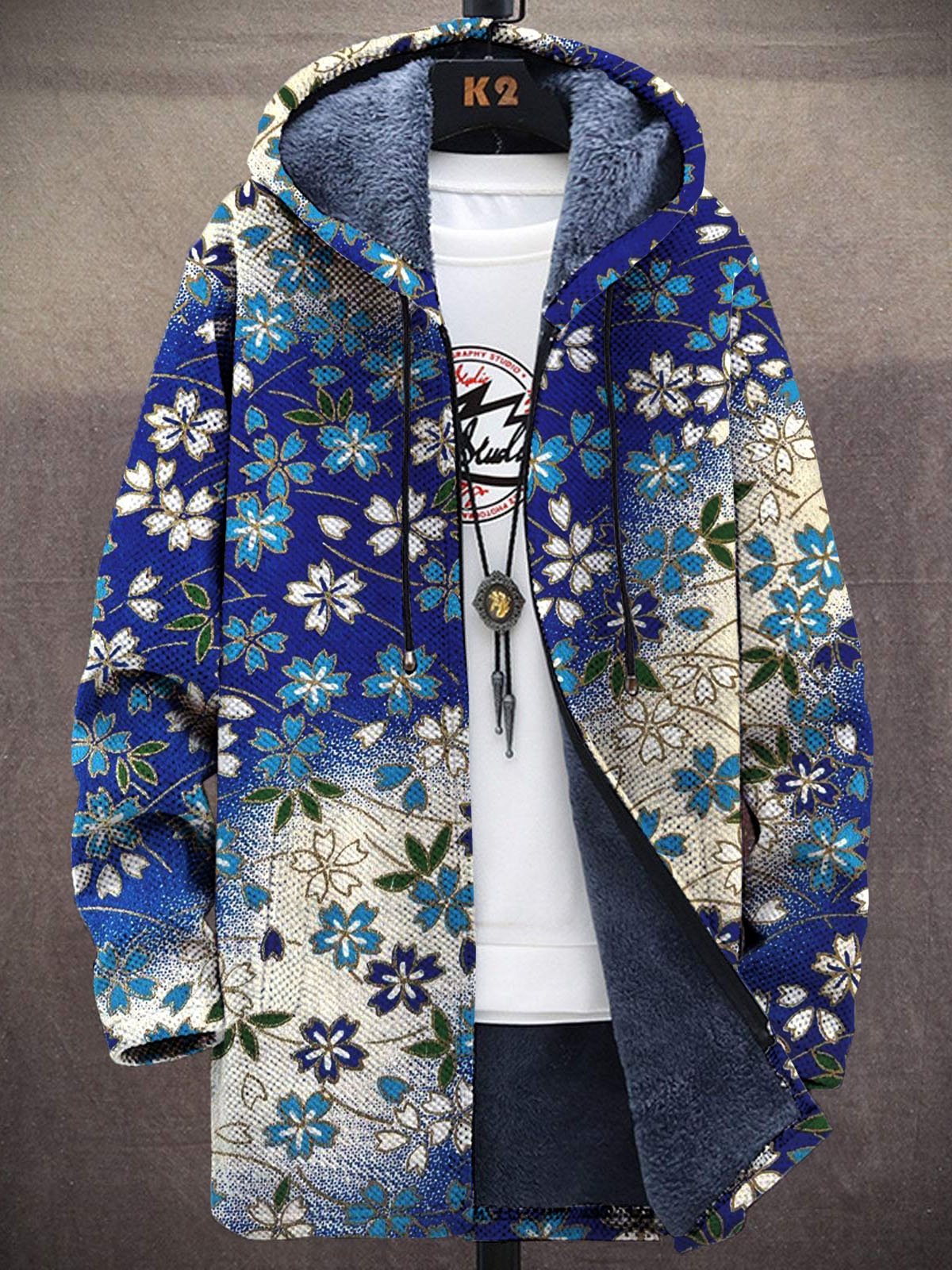 유니섹스 화려한 꽃무늬 플러시 스웨터 가디건 두꺼운 긴 - Longline Cardigan Knit 리뷰 및 가격