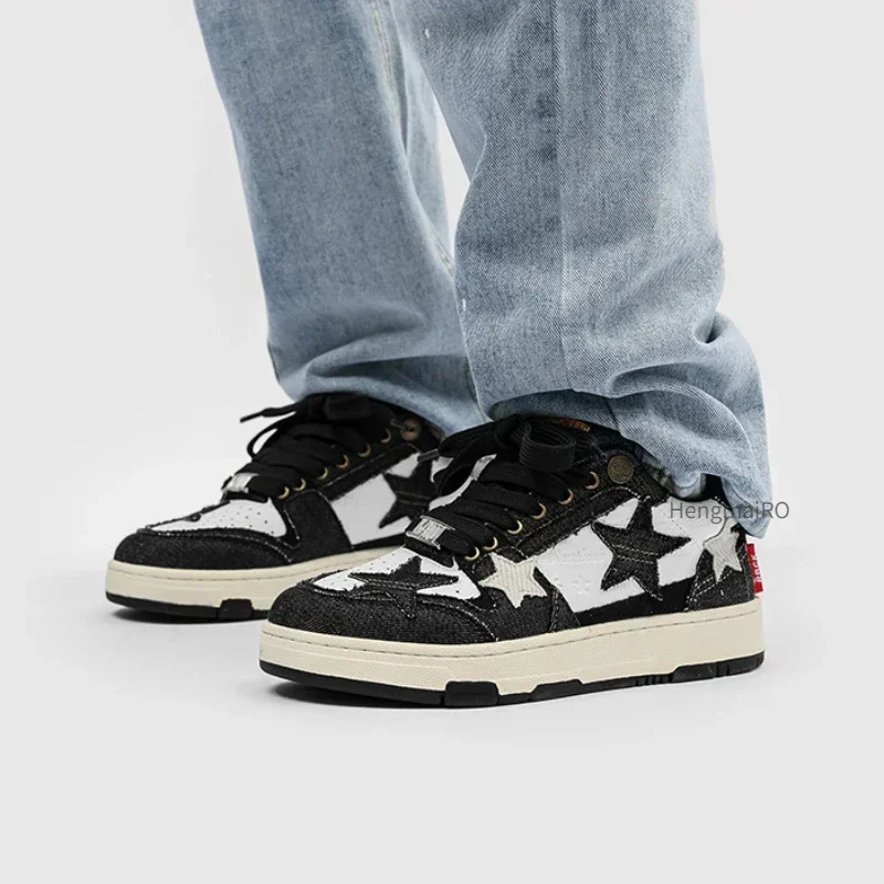여성 스니커즈 남성 레트로 스타 Y2K 펑크 랩 스트릿 - Women'S Fashion Tennis Shoes 리뷰 및 가격