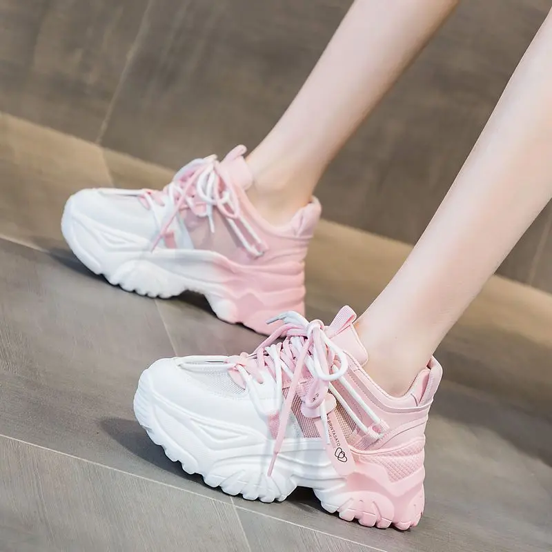 여성 신발 캐주얼 신발 봄 운동화 플랫폼 여성 신발 테 - Women'S Fashion Tennis Shoes 리뷰 및 가격