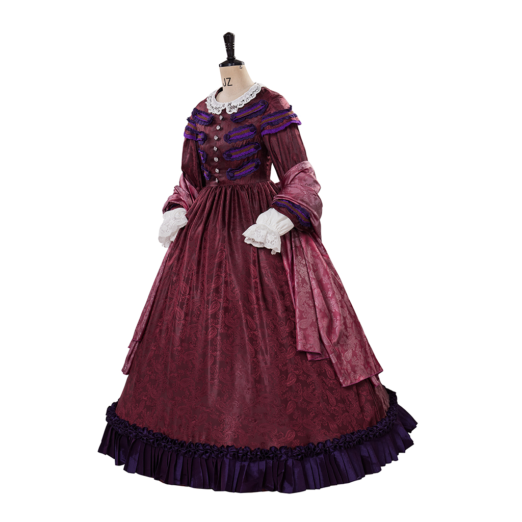 린컨 영화 코스프레 메리 토드 린컨 의상 남북 전쟁 시 - Women Fashion Gown 리뷰 및 가격