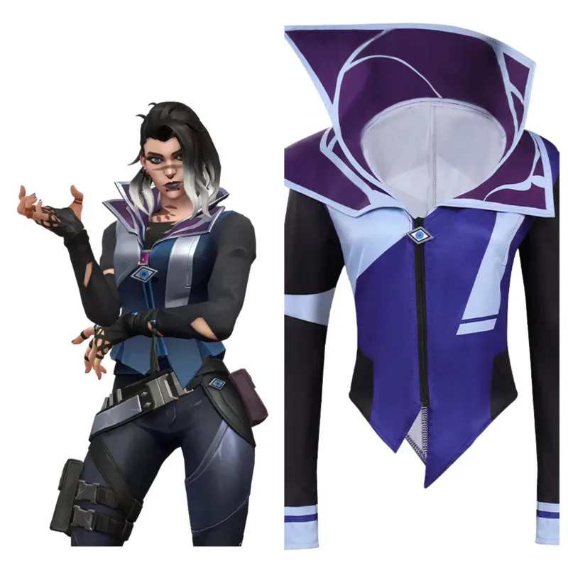 2026 페이드 코스프레 의상 애니메이션 게임 발로란트 - Women Fashion Jackets 리뷰 및 가격