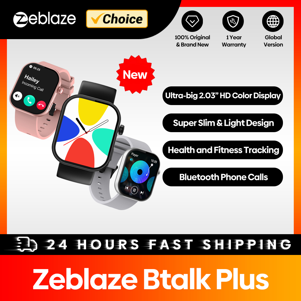 새로운 Zeblaze Btalk Plus 음성 통화 S - Turkey Women Fashion 리뷰 및 가격