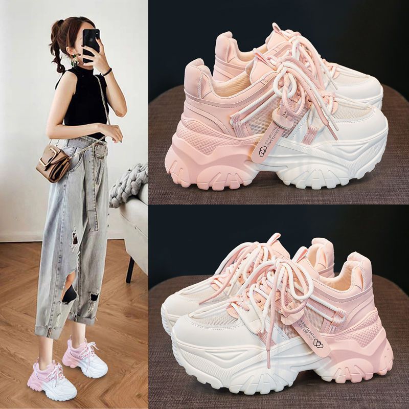 여성 신발 캐주얼 신발 봄 운동화 플랫폼 여성 신발 테 - Women'S Fashion Tennis Shoes 리뷰 및 가격