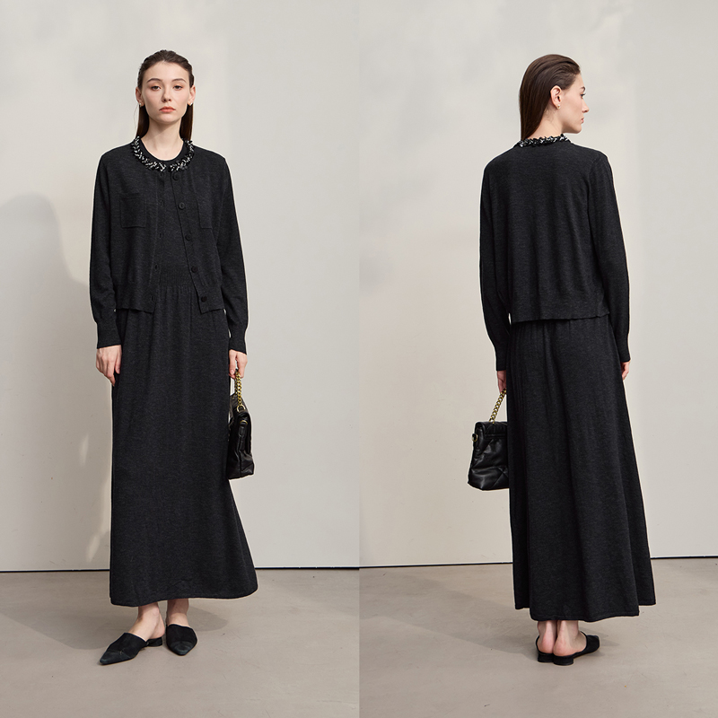 AMII 미디 드레스 2026 가을 신상 니트 가디건  - Longline Cardigan Knit 리뷰 및 가격