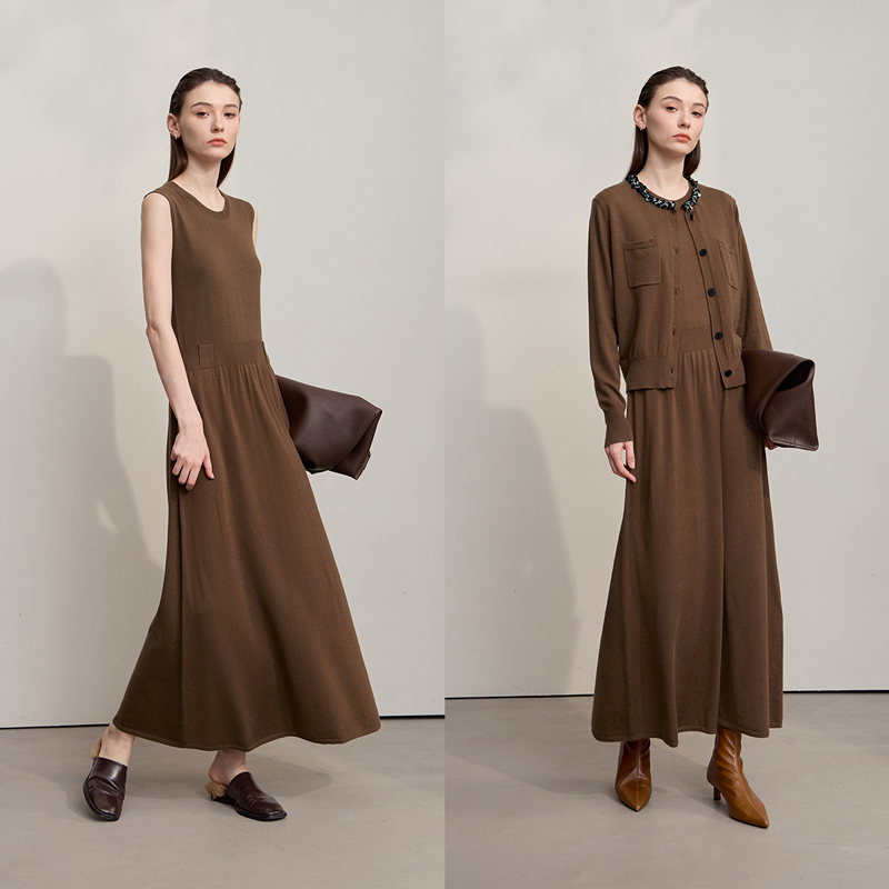 AMII 미디 드레스 2026 가을 신상 니트 가디건  - Longline Cardigan Knit 리뷰 및 가격