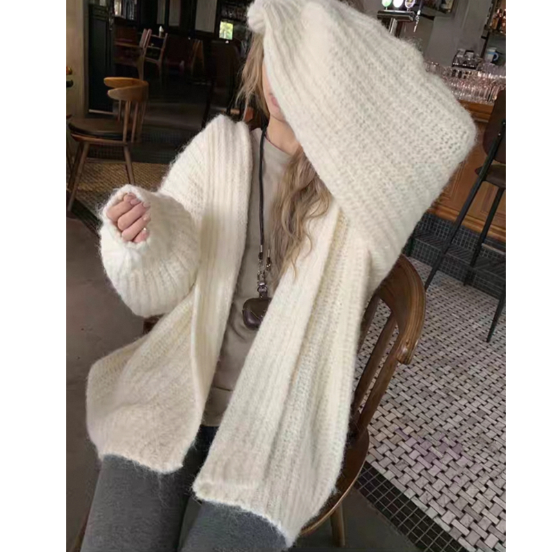 Chunky Knit Open Front 후드 가디건  - Longline Cardigan Knit 리뷰 및 가격