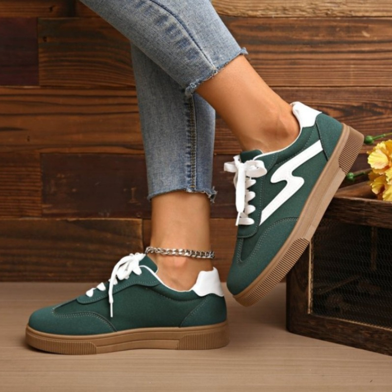 여성 테니스 스니커즈 플랫 여성 패션 혼합 색상 레이스 - Women'S Fashion Tennis Shoes 리뷰 및 가격