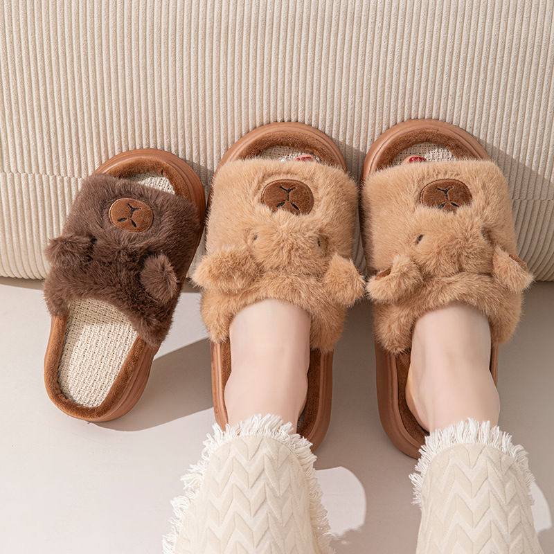 헴프 카툰 여성 슬리퍼 홈 플랫 캐주얼 봄 여름 럭셔리 - Women Fashion Store 리뷰 및 가격