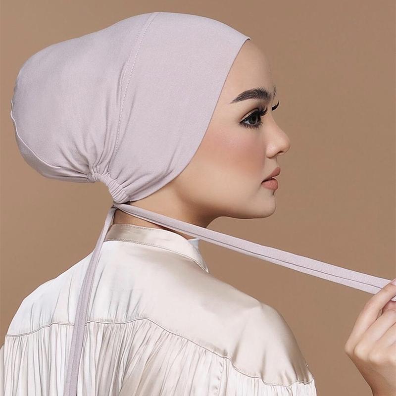 새로운 소프트 모달 무슬림 터번 모자 이너 히잡 캡 이 - Women Fashion Hats 리뷰 및 가격