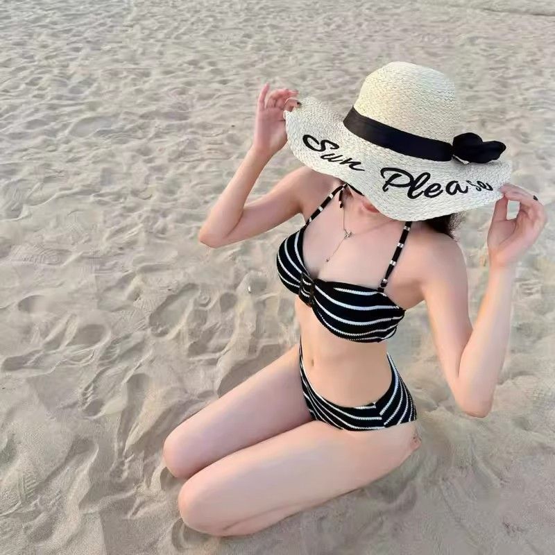 유럽풍 미국 패션 여성 비키니 2026 고급 스트라이프 - Women'S Fashion For 2026 리뷰 및 가격